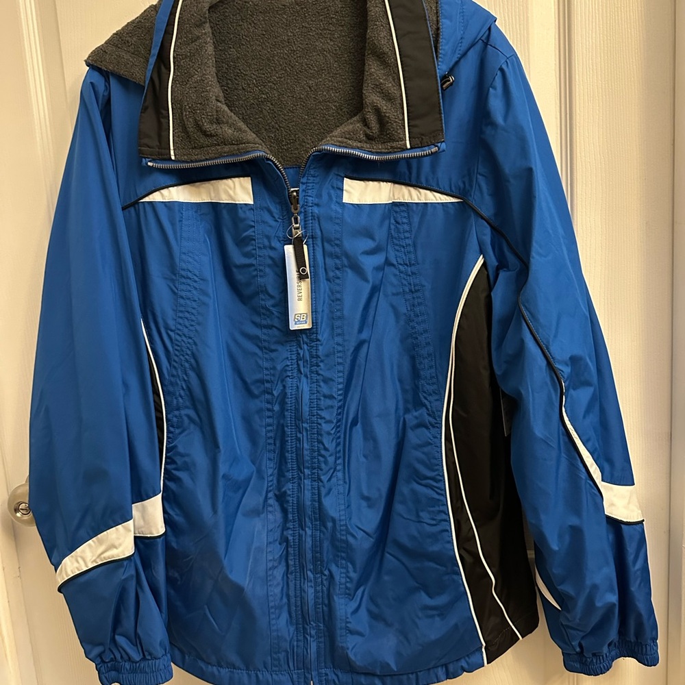 SB Active Women’s Blue and Gray Reversible Jacket